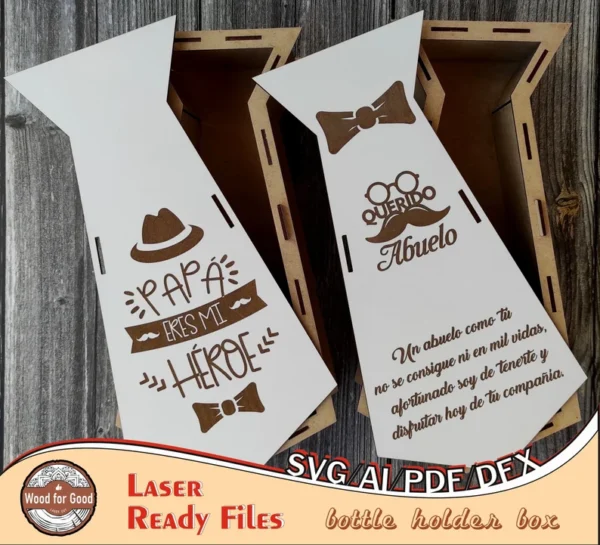 Caja En Forma De Corbata Creativo Digital